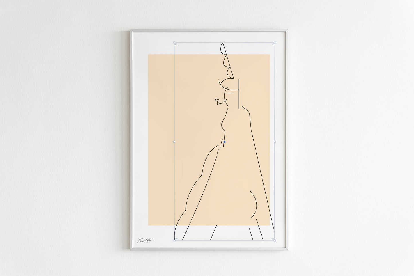 SMOKING LADY Poster