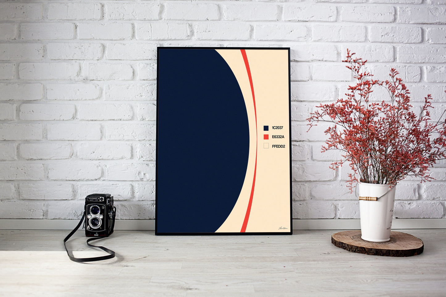 BLACK HOLE Poster FRAMED